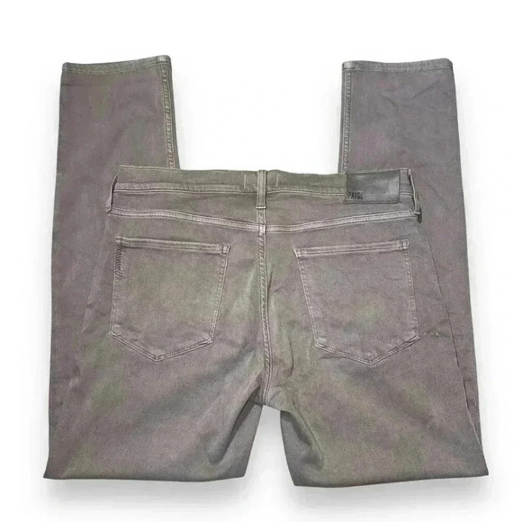 Paige Jeans Men 34x30 Lennox Slim Straight  Stretch Preppy VTG Murky Mist Casual - Picture 3 of 11
